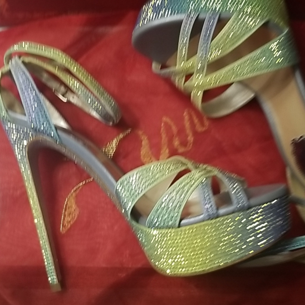 Rene Caovilla Elegant Jeweled Strappy Heels